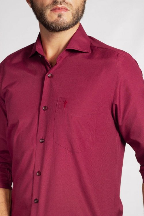 Camisa Indiccatto Comfort Marsala