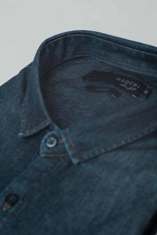 Camisa Jeans Ogochi Slim Black