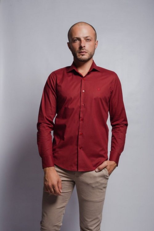 Camisa Compreterno ll Marsala