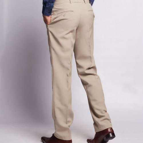 Calça Alfaiataria Oxford Areia