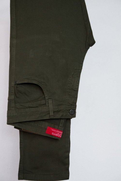 Calça de Sarja Slim Specific Verde