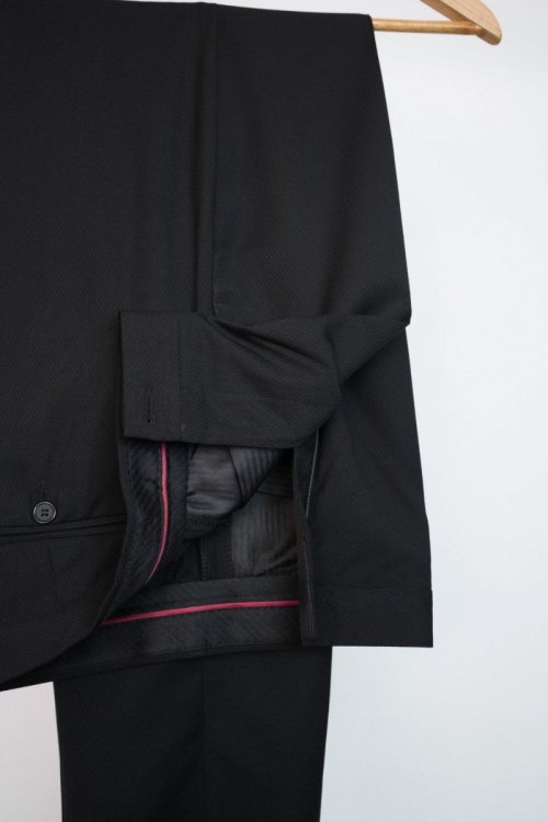 Terno Poliviscose Slim Preto