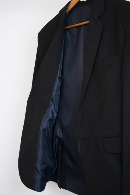 Terno Poliviscose Slim Preto