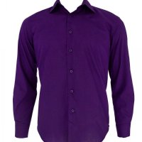 Camisa Dilomon Slim Fit Mista Roxa