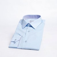 Camisa Dilomon Slim Fit Mista Azul Claro