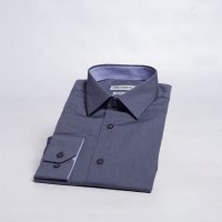 Camisa Dilomon Slim Fit Mista  Grafite