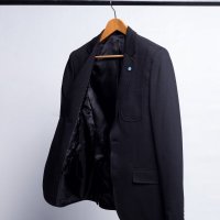 Blazer com Elastano Preto