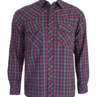 Camisa Stoff Flanelada Xadrez Marsala