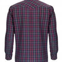 Camisa Stoff Flanelada Xadrez Marsala