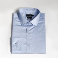 Camisa Arrow Slim Fit Algodão Fio 60 Azul Claro