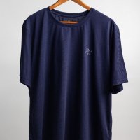  Camiseta Básica RCA Mescla Azul Marinho