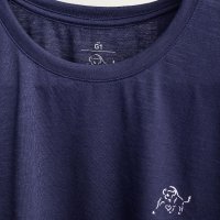  Camiseta Básica RCA Mescla Azul Marinho