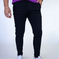 Calça de Sarja Skinny Preta