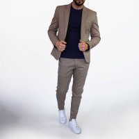 Blazer de Sarja Nude