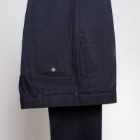 Calça Alfaiataria Poliviscose Azul Noite