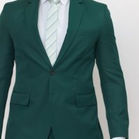 Terno Gabardine Verde Folha