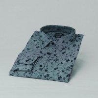 Camisa Arrow Slim Fit Floral Cinza