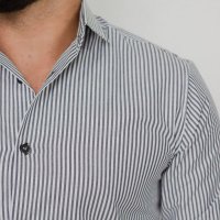 Camisa Brerrô Listras Preta