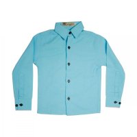 Camisa Brerrô Azul Turquesa Infantil