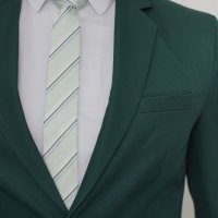 Terno Gabardine Verde Folha