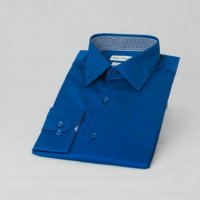 Camisa Dilomon Slim Fit Algodão Azul Bic