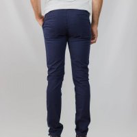 Calça de Sarja Slim Azul Marinho