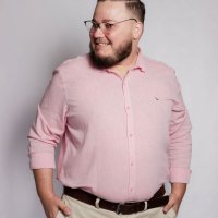 Camisa Yacht Plus Size Linho Rosa