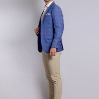 Blazer Raffer Príncipe de Galês Azul