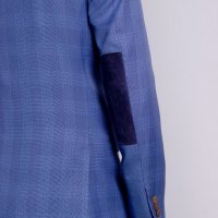 Blazer Raffer Príncipe de Galês Azul