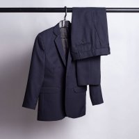 Terno Infantil Gabardine Slim Azul Marinho