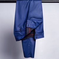 Calça Alfaiataria Poliviscose Azul Royal Noivo