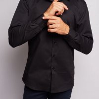 Camisa B. Elastano Preta