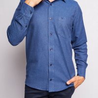  Camisa MV Flanelada Azul Marinho