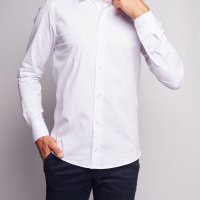 Camisa MV Com Elastano Branca