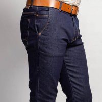 Calça Jeans Escura Specific Bolso Faca