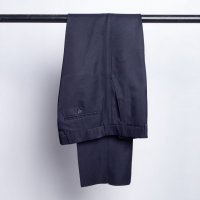 Calça Alfaiataria Gabardine Azul Noite