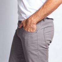 Calça de Sarja Slim Specific Cinza