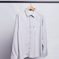 Camisa Aquarela Comfort Cinza Claro