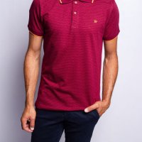 Camisa Polo Pierro Marsala Poá