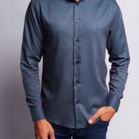  Camisa Tencel Petróleo