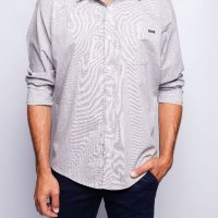 Camisa Falad Comfort Cinza Mescla