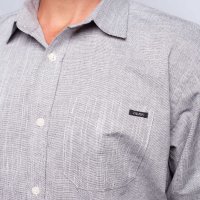 Camisa Falad Comfort Cinza Mescla