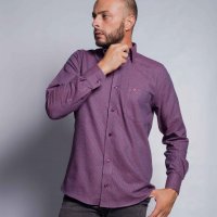 Camisa Compreterno Flanelada Vinho