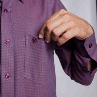 Camisa Compreterno Flanelada Vinho