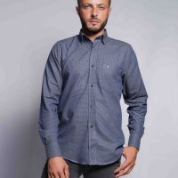 Camisa Compreterno Flanelada Azul Indigo