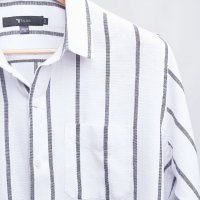 Camisa Falad Comfort Branca Manga Curta