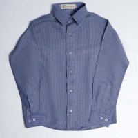 Camisa Brerrô Cinza Detalhes Infantil