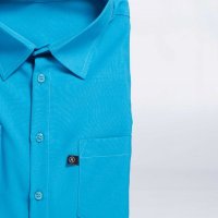 Camisa Aquarela Comfort Azul Tiffany