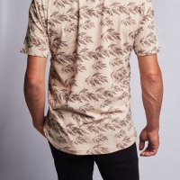 Camiseta Básica Pierro Folhagem Nude