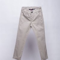 Calça de Sarja  Infantil Cinza Claro